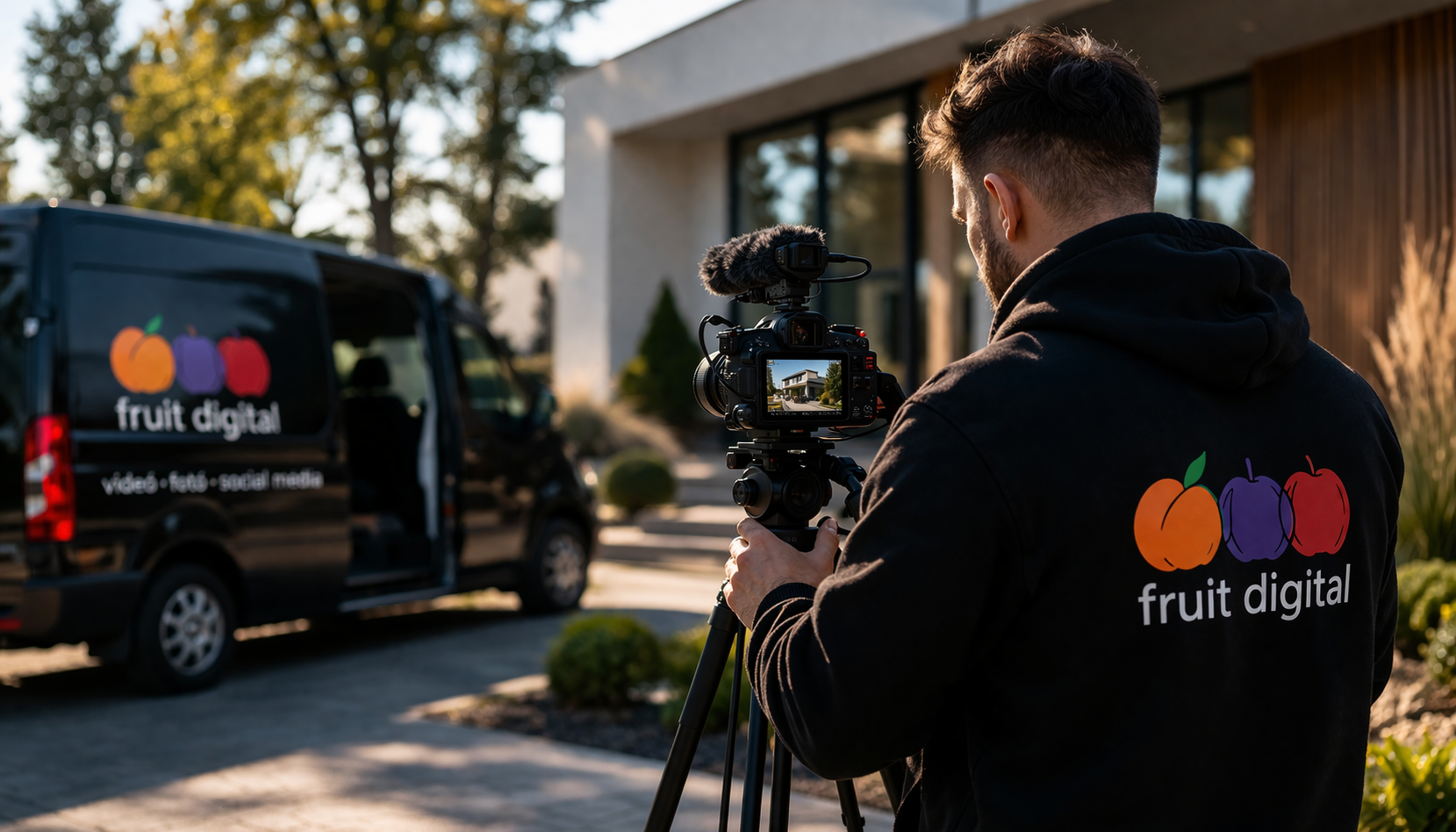 videó készítés vállalkozásoknak tartalomkészítés forgatás közben